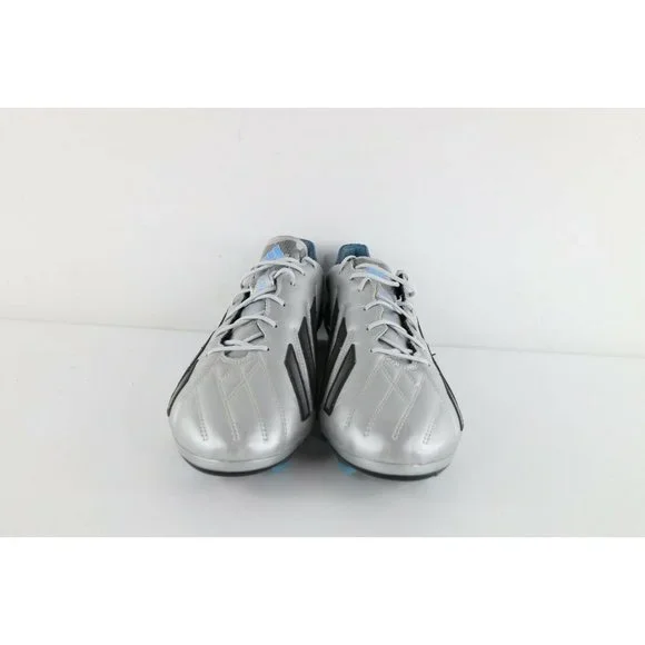 New w/o Box Adidas Adizero F50 TRX FG Leather Soccer Cleats Shoes Silver Mens 13 - Picture 2 of 9